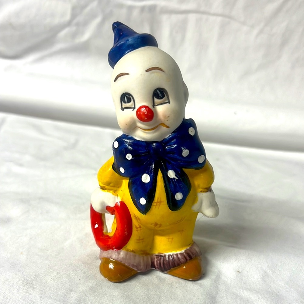 Vintage Ceramic clown figurine